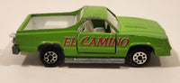 Vintage Majorette No. 296 El Camino SS Green 1/59 Scale Die Cast Toy Car Vehicle with Opening Doors