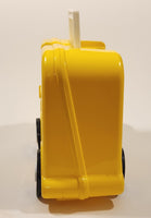 Disney School Bus Shaped Yellow Plastic Lunch Box