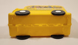 Disney School Bus Shaped Yellow Plastic Lunch Box