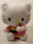 2011 Ty Beanie Buddies Sanrio Hello Kitty Cupcake 12" Toy Stuffed Plush with Tag