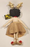 2002 Kellytoy Betty Boop Reindeer Betty 17" Stuffed Toy Doll with Tag