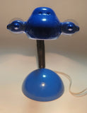 Jet Airplane Blue Ceramic Gooseneck Table Lamp