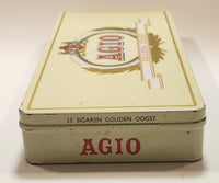 Vintage Agio Gouden Oogst Dutch Cigars Tin Metal Container