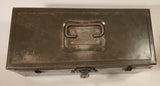 Vintage Union Utility Tool Chest Co Dark Green Metal Toolbox&nbsp;