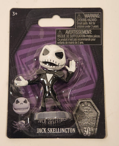 2023 Just Play Disney Tim Burton's The Nightmare Before Christmas Jack Skellington Mini Figure 2 3/8" Tall Toy Figure New in Package