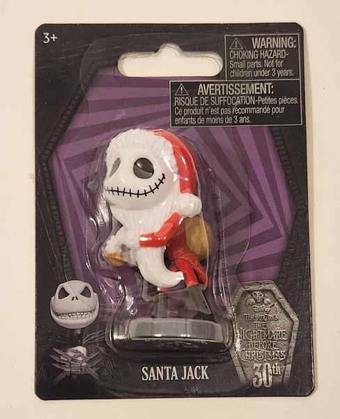 2023 Just Play Disney Tim Burton's The Nightmare Before Christmas Santa Jack Mini Figure 2 1/4" Tall Toy Figure New in Package