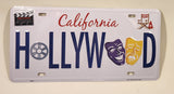 KWC Hollywood California Movie Themed Novelty Embossed Metal Vehicle License Plate Tag