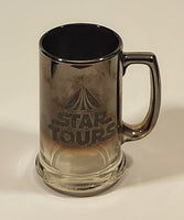 1986 LFL and Disney Star Wars Star Tours Mirrored Smoked Glass Beer Mug Cup