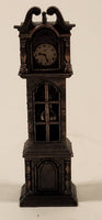 Vintage Miniature Grandfather Clock Metal Pencil Sharpener Doll House Furniture Size