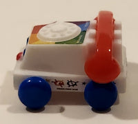 World's Smallest Fisher Price Telephone 3/4" Tiny Miniature Plastic Toy