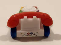 World's Smallest Fisher Price Telephone 3/4" Tiny Miniature Plastic Toy