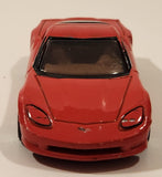 2004 Hot Wheels First Editions Corvette C6 Enamel Bright Red Die Cast Toy Car Vehicle