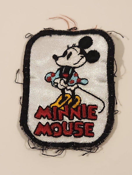 Minnie Mouse 1 3/4" x 2 1/4" Fabric Patch Badge