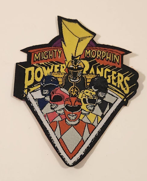 Mighty Morphin Power Rangers 2 1/4" x 3" Fabric Patch Badge