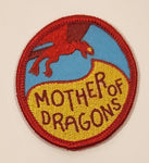 Game of Thrones Mother Of Dragons 2" x 2 1/4" Fabric Patch Badge