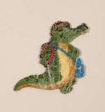 Disney Crocodile Crock 2" x 2" Fabric Patch Badge