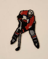 Team Canada Hockey Player 1 1/2" x 2" Fabric Patch Badge