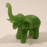 Jade Elephant 3 1/4" Hand Carved Figurine