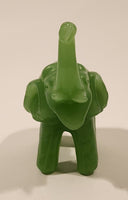 Jade Elephant 3 1/4" Hand Carved Figurine