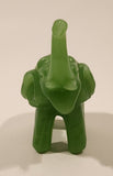 Jade Elephant 3 1/4" Hand Carved Figurine