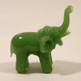 Jade Elephant 3 1/4" Hand Carved Figurine