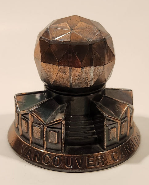 Rare Vancouver Canada Expo Centre Building Copper Metal Sculpture Paperweight