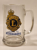 Lions Club International Canadian Forces CFS Aldergrove Loud and Clear Naval Radio Section 5 1/2" Glass Mug Cup