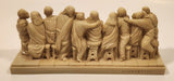 A. Giannetti The Last Supper 8 1/4" Long  Heavy Alabaster Like Resin Sculpture Ornament