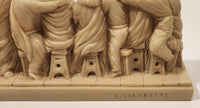 A. Giannetti The Last Supper 8 1/4" Long  Heavy Alabaster Like Resin Sculpture Ornament