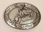 Frederic Remington Art Museum "The Broncho Buster" Metal Belt Buckle