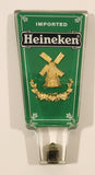 Imported Heineken Beer Gold Tone Windmill Acrylic Beer Tap Pull Handle