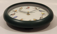 Audubon 8" Green Wall Clock with Hourly Bird Sounds