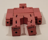 2019 Cubebot Pink Wood Toy Figure