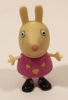 2003 Jazwares Apollo Ent Peppa Pig Rebecca Rabbit 2 5/8" Tall Plastic Toy Figure