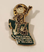 Prince George Western White Spruce Capital Of The World Mr. PG Mascot Enamel Metal Pin