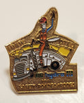 1991 BC Hydro Roadeo Rodeo IBEW OTEU Enamel Metal Lapel Pin