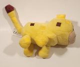 2014 Jazwares Mojang Minecraft Ocelot Cat Yellow 6" Toy Plush Character