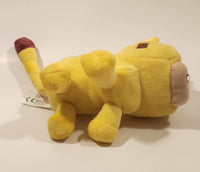 2014 Jazwares Mojang Minecraft Ocelot Cat Yellow 6" Toy Plush Character