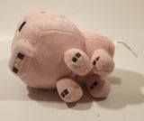 2014 Jazwares Mojang Minecraft Pig 6" Toy Plush Character