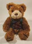 2021 BC Liquor 1921-2021 100 Years Centennial Brown Bear Plaid Shirt 10" Toy Plush