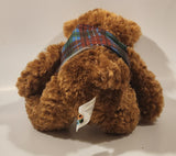 2021 BC Liquor 1921-2021 100 Years Centennial Brown Bear Plaid Shirt 10" Toy Plush