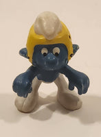 Vintage 1978 Peyo Schleich Smurfs Wrestler Smurf 2" PVC Toy Figure Made in W. Germany