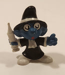 Vintage Peyo Bully Smurfs Quack Doctor Smurf 2" PVC Toy Figure Made in W. Germany