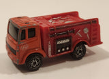 Maisto Pumper Truck Red Die Cast Toy Car Vehicle