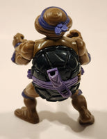 1990 Playmates Mirage Studios TMNT Teenage Mutant Ninja Turtles Donatello 4" Tall Plastic Toy Action Figure