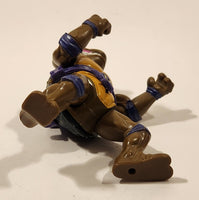 1990 Playmates Mirage Studios TMNT Teenage Mutant Ninja Turtles Donatello 4" Tall Plastic Toy Action Figure