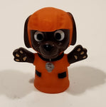 Paw Patrol Zuma Brown Dog 2 1/4" Tall Rubber Finger Puppet Toy Figure