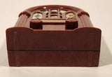 Vintage Style Cathedral Plastic AM FM Radio with Cross Stitch Inlay