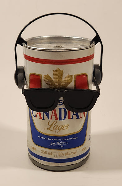 Vintage Takara Molson Canadian Lager Dancing Sound Activated Beer Can - Needs Repair