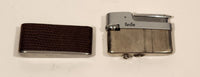 Vintage 1960s Maruman GL-26 Brown Leather Refillable Gas Lighter